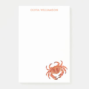 Post-it® Crabe côtier Nom personnalisé