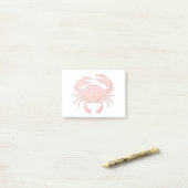 Post-it® Crabe de style (Sur un bureau)