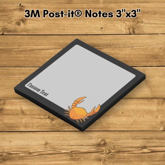 Post-it® Crabe orange