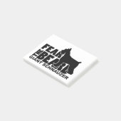 Post-it® Craignez la barbe - Schnauzer géant (Incliné)