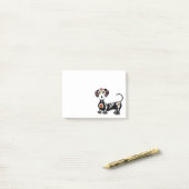 Post-it® Crâne à sucre Dachshund (Sur un bureau)