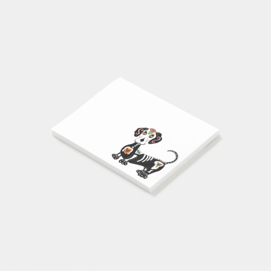 Post-it® Crâne à sucre Dachshund (Incliné)