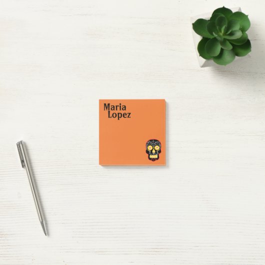 Post-it® Crâne à sucre noir (Bureau)