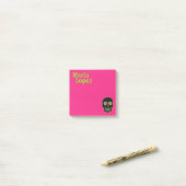 Post-it® Crâne de sucre noir (Sur un bureau)