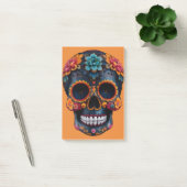 Post-it® Crâne d'Halloween orange (Bureau)