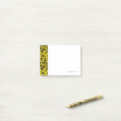 Post-it® Crâne et motif d'os croisés (Sur un bureau)