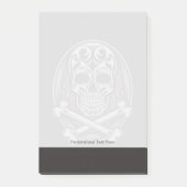 Post-it® Crâne et os croisés (Devant)