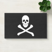 Post-it® Crâne et os croisés (drapeau pirate) (Bureau)