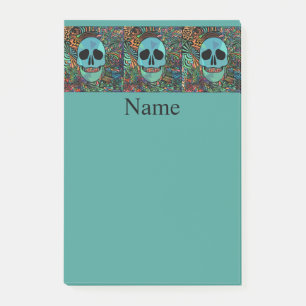 Post-it® Crâne Hippie Halloween Thunder_Cove