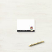 Post-it® Crâne mexicain mignon personnalisé Halloween de (Sur un bureau)