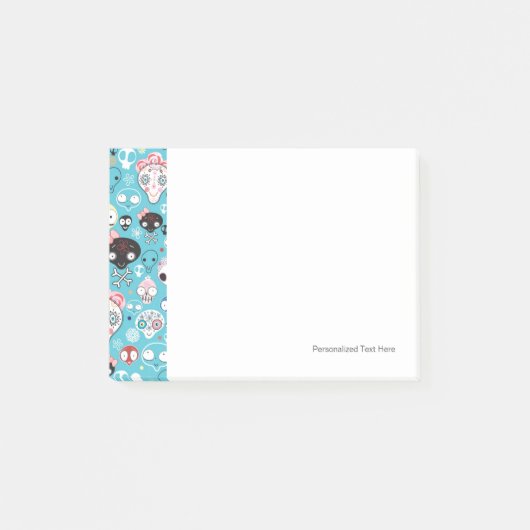 Post-it® Crâne riant de texture (Devant)