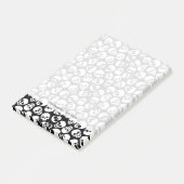 Post-it® Crânes dans le motif noir d'arrière - plan (Incliné)