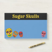 Post-it® Crânes de Sucre (Sur un bureau)