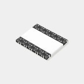 Post-it® Crânes noirs tombés (Incliné)