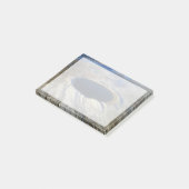 Post-it® Cratère aérienne Pingualuit, Québec, Canada. (Incliné)