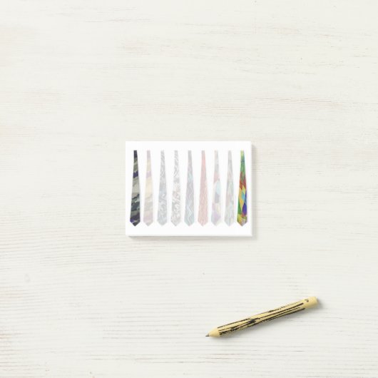 Post-it® Cravate !2 (Sur un bureau)