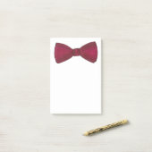 Post-it® Cravate Bow de Bourgogne Bowtie Groom Mariage Prom (Sur un bureau)