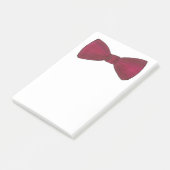 Post-it® Cravate Bow de Bourgogne Bowtie Groom Mariage Prom (Incliné)