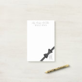 Post-it® Cravate Bow Meilleur Homme Groomsmen Mariage Favor (Sur un bureau)
