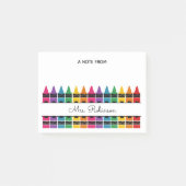 Post-it® Crayon arc-en-ciel pour appréciation des enseignan (Devant)