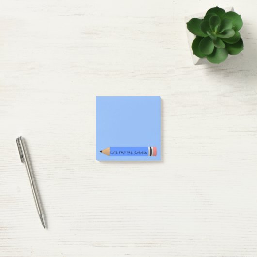 Post-it® Crayon bleu (Bureau)
