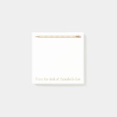 Post-it® Crayon cinq d'or (Devant)