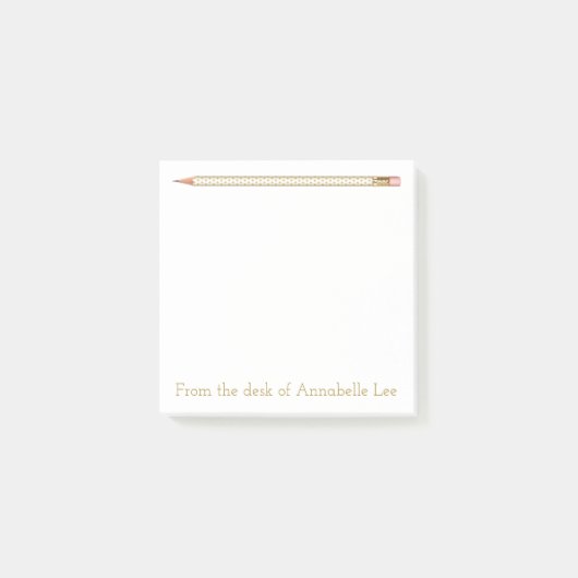 Post-it® Crayon cinq d'or (Devant)