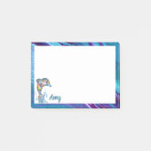 Post-it® Crayon de couleur personnalisé Dauphin sautant (Devant)