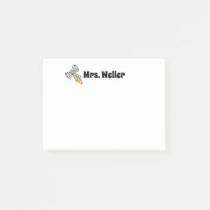 Post-it® Crayon de l'enseignant personnalisé et inclinez-vo