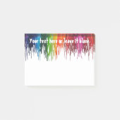 Post-it® Crayon fondu du bureau du professeur (Devant)