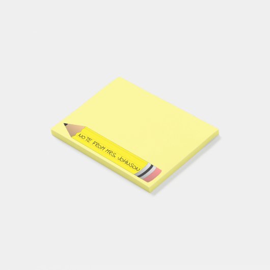 Post-it® Crayon jaune (Incliné)