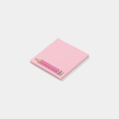 Post-it® Crayon rose (Incliné)