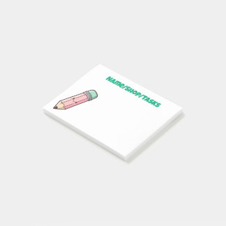 Post-it® Crayon Rose Kawaii