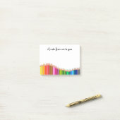 Post-it® Crayons colorés (Sur un bureau)