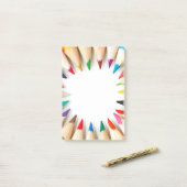 Post-it® Crayons colorés (Sur un bureau)