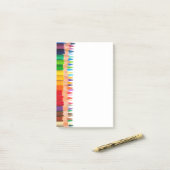 Post-it® Crayons colorés (Sur un bureau)