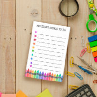 Crayons Colorés & Étoiles Que Faire