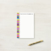 Post-it® Crayons d'arc-en-ciel (Sur un bureau)