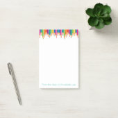 Post-it® Crayons d'arc-en-ciel de cascade (Bureau)