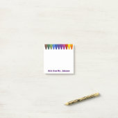 Post-it® Crayons de couleur (Sur un bureau)