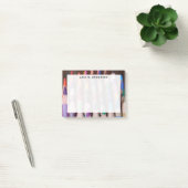 Post-it® Crayons de couleur Monogram Rainbow Art (Bureau)