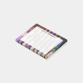 Post-it® Crayons de couleur Monogram Rainbow Art (Incliné)