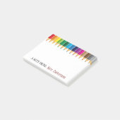 Post-it® Crayons de couleur personnalisés pour enseignants (Incliné)