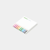 Post-it® Crayons de couleur personnalisés pour enseignants (Incliné)