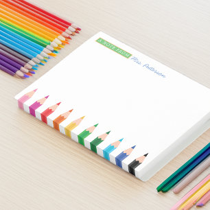 Post-it® Crayons de couleur personnalisés pour enseignants 