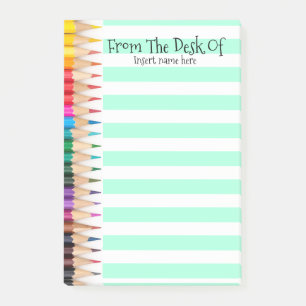 Post-it® Crayons rayés par professeurs pour faire le nom d