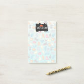 Post-it® Crazy Cat Lady Cute et Playay Cat Motif (Sur un bureau)