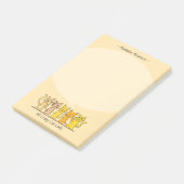 Post-it® Crazy Cat Lady Kitty Cartoon personnalisé (Incliné)