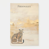 Post-it® Cream Gold Leopard Animal (Devant)