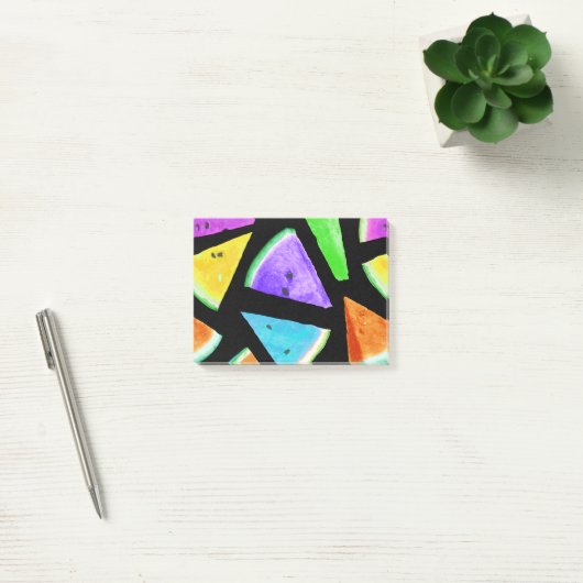 Post-it® Création de Motif de pastèque 7 (Bureau)
